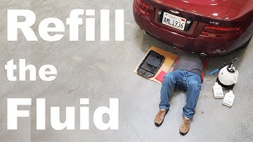 Changing the Automatic Transmission Fluid in an Aston Martin DB9 - Part 3