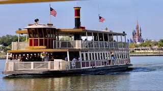 Magic Kingdom Ferryboat 2024 Complete Ride Experience in 4K | Walt Disney World Florida April 2024