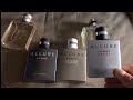 COMPLETE CHANEL ALLURE HOMME LINE REVIEW | RANKED | Compared