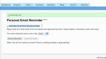 DeskAway - Setting up Personal Email Reminders