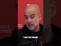 Pep Guardiola's INSANE Title Race Thoughts Revealed! #shorts