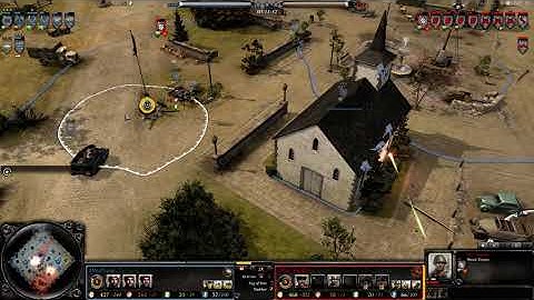 CoH2 UKF 1v1 Expert CPU gameplay (vs. Soviet)