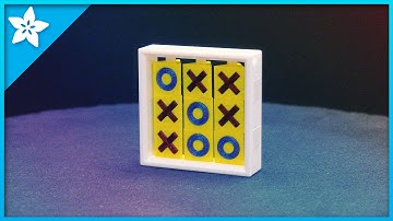 Tic-Tac-Toe Keychain #3dprinting #timelapse #adafruit