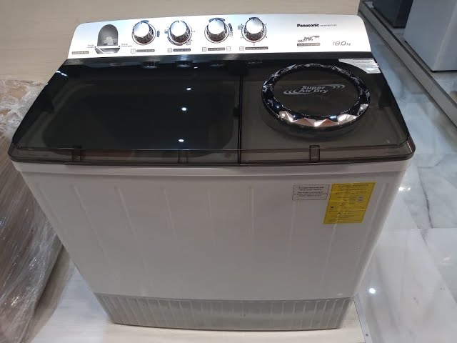 Lavadora doble tina Panasonic 18 kg manual carga doble carga NA-W180X1LMX