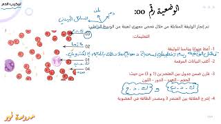 تمرين حول تركيب الدم والمقارنة بين مكوناته علوم طبيعية سنة 04 متوسط