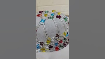The Glass Netting Technique # Artglas #fusedglass #glassartist #glassnetting #kilnfired