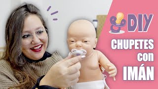 ¿Cómo poner un CHUPETE con imán a un BEBÉ REBORN o MUÑECA? 🤔