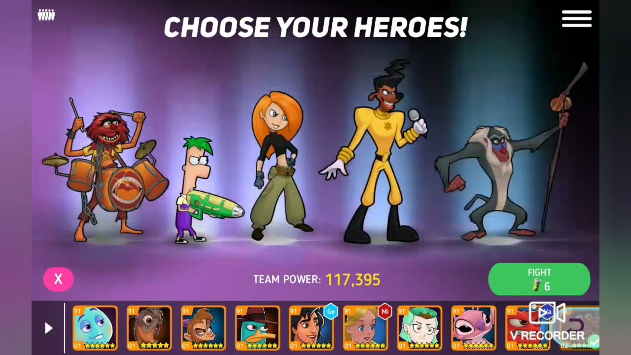 My Top 5 Strongest Battle Team Power 29 From Disney Heroes Battle Mode #DisneyHeroesBattleMode 