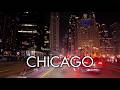 Relaxing Driving Chicago Saturday Night | 4K HDR | Drive City Sound & Ambient ASMR