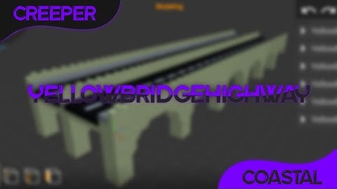 YellowBridgeHighway Minecraft Scenario / Map for Prisma3D | CreeperCoastal