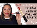 DRUGSTORE GEMS: L'Oreal Color Riche Intense Volume Matte & Les Nus Nude Lipsticks/  Lip Swatches🌷