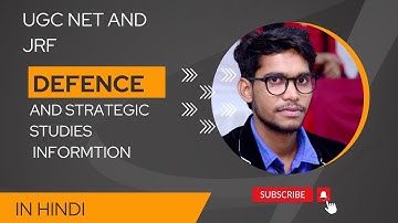 DEFENCE AND SRATEGIC STUDIES UGC NET AND JRF IN HINDI