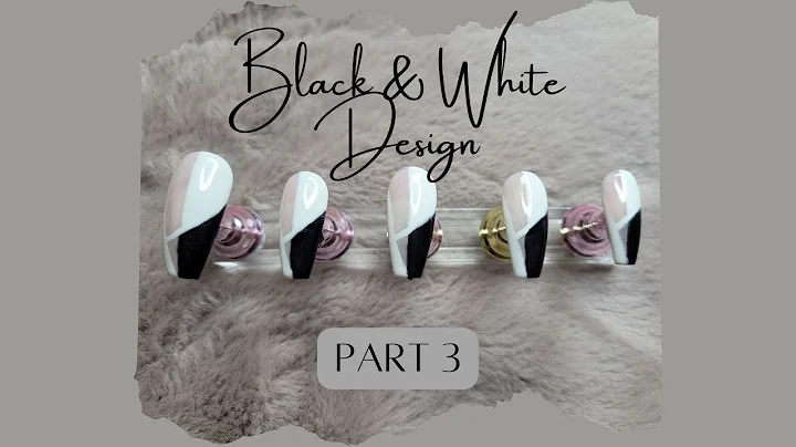 Black & White Design | Part 3 of 3 | Creating 3 De...