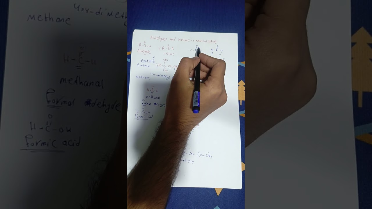 المحاضرة الثامنة الكيمياء العضوية(الديهايدات و كيتونات)