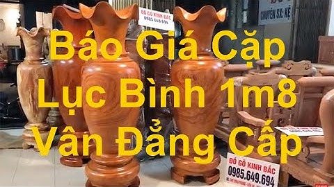 Báo giá cặp lục bình 1m8 gỗ hương đỏ nam phi vân cực Đẳng Cấp | Đồ Gỗ Kinh Bắc