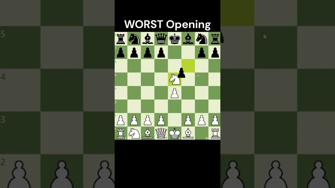 I Tried The Worst Chess Openings 