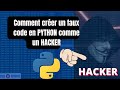 Comment crer un programme  python qui va ressembler a un pirate