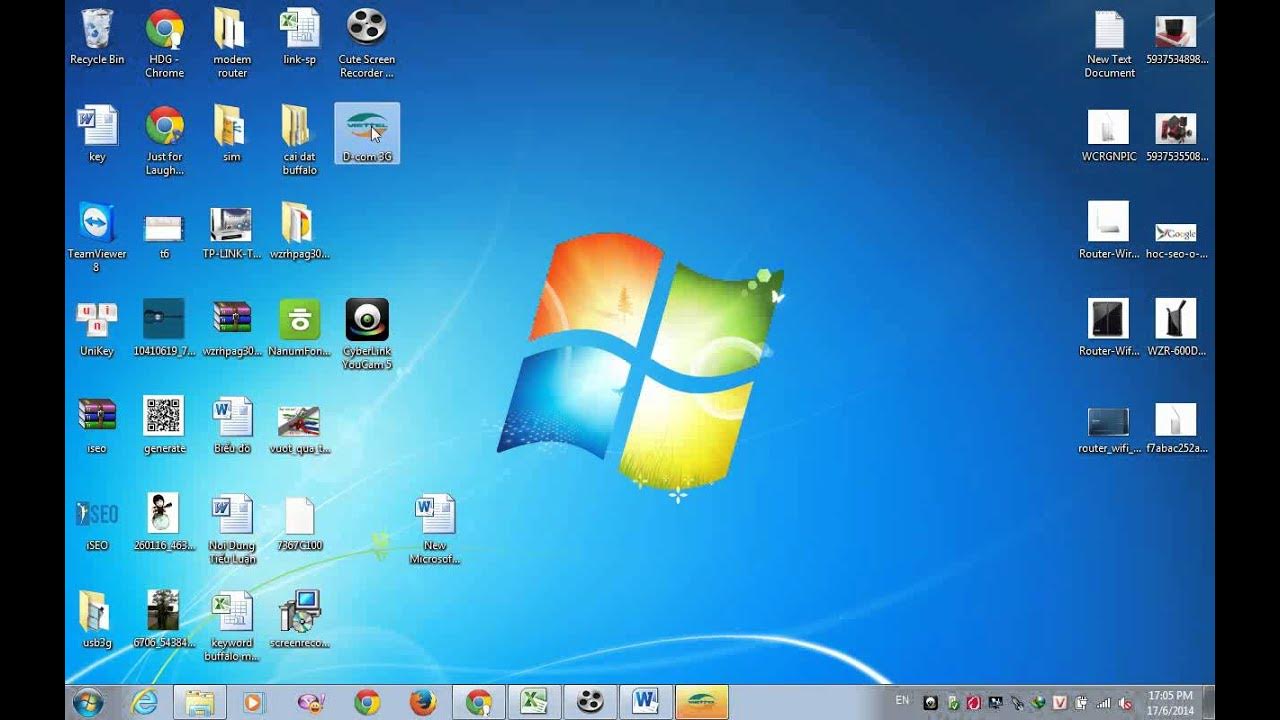 Windows 7 рабочий стол ярлыки