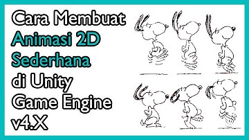 Cara Membuat  Animasi 2D  Sederhana di Unity  Game Engine  v4.X
