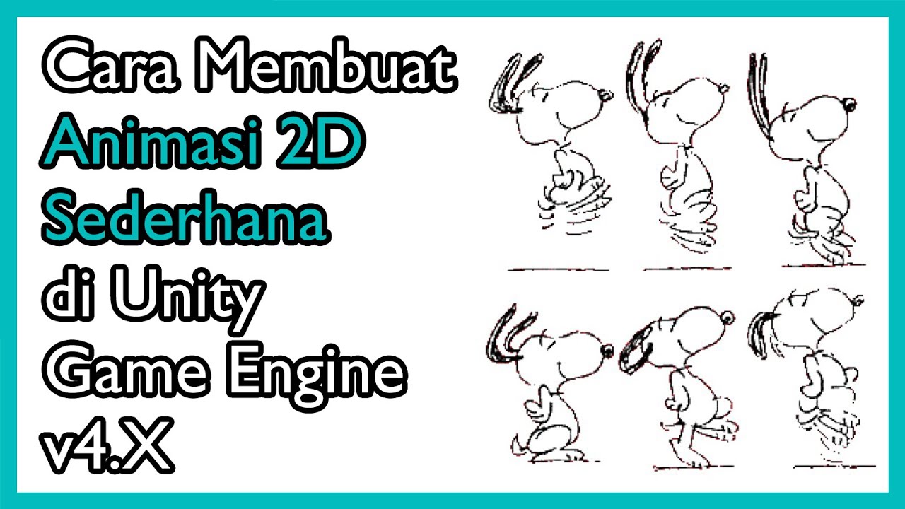  Cara  Membuat  Animasi  2D  Sederhana di Unity Game Engine v4 