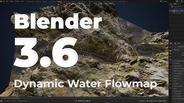 Blender 3.6 Dynamic Water Flowmap Demo