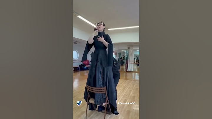 Έτσι άλλαξε ρούχα πάνω στην σκηνή η #Klavdia στην #eurovision2025
