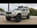 Lifted 2007 Jeep Grand Cherokee WK 5.7 4x4 - 4 inch lift kit, roof rack, vented hood