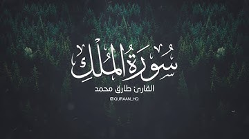 سورة الملك كاملة بصوت القارئ طارق محمد