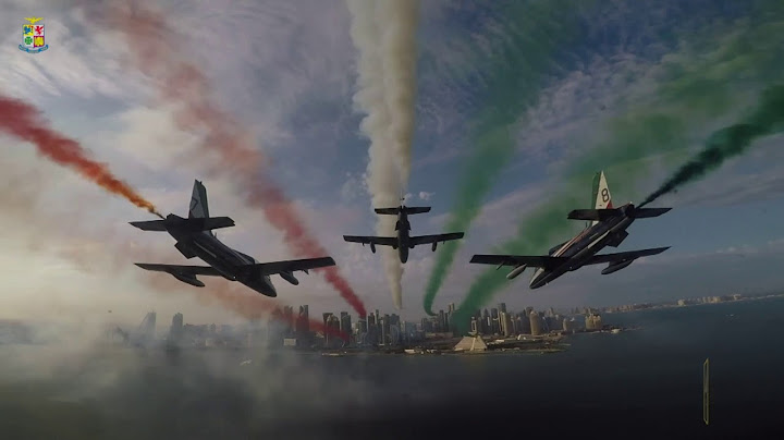 Aeronautica Militare - Ultimo volo addestrativo per la Pattuglia Acrobatica Nazionale
