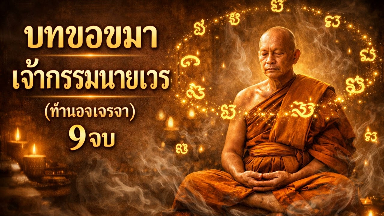 สวดเจรจาเจ้ากรรมนายเวร 9 จบ (Solemn Chant) ถอนคำสาบาน อโหสิกรรมทันที #เพลงสวดมนต์