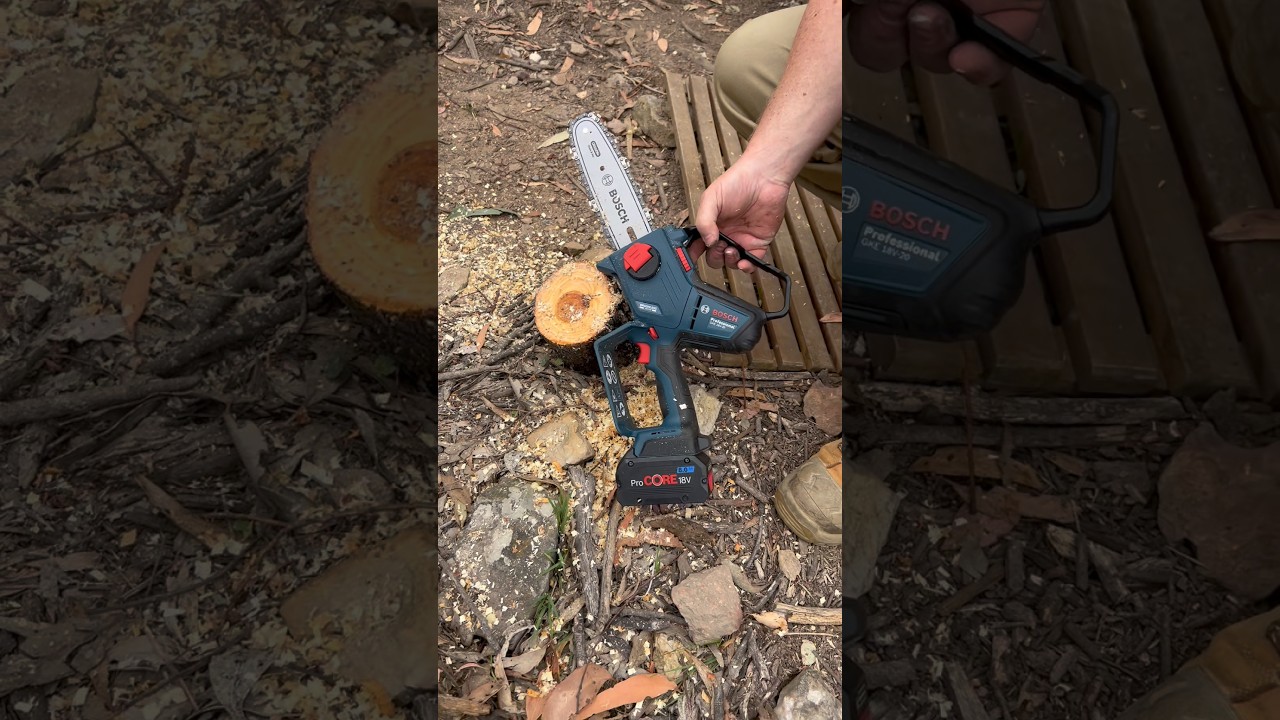FIRST LOOK👀 Bosch GKE 18V-20 Professional pruner saw