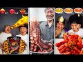 Mukbang korean spicy noodle chinese food how to make giant monster octopus what a food wizard