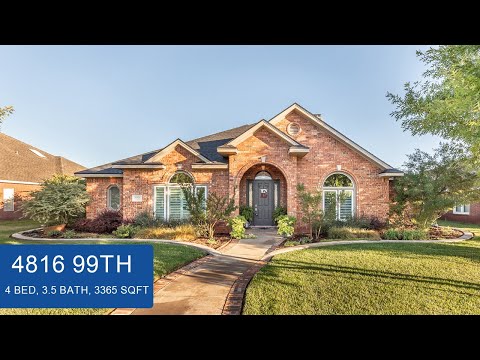 4816 99th St, Lubbock, TX home video tour