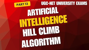 Lecture 13 :-Hill Climbing Algorithm with Example |  Artificial Intelligence follow @JupiterGurukul 