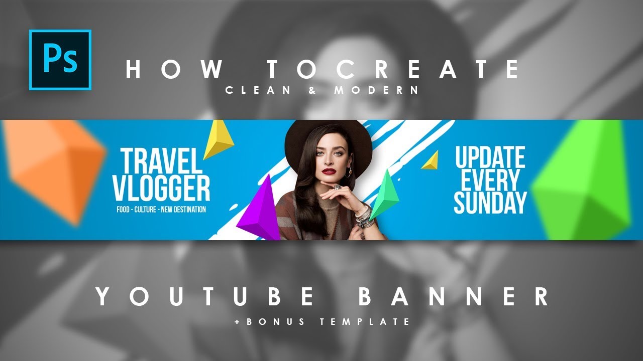 Free Download Youtube Chanel Art / Youtube Banner Photoshop Project - PSD  File