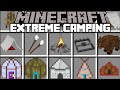 Minecraft EXTREME OUTDOOR CAMPING MOD / BEWARE OF BEARS AND OTHER CREATURES !! Minecraft Mods