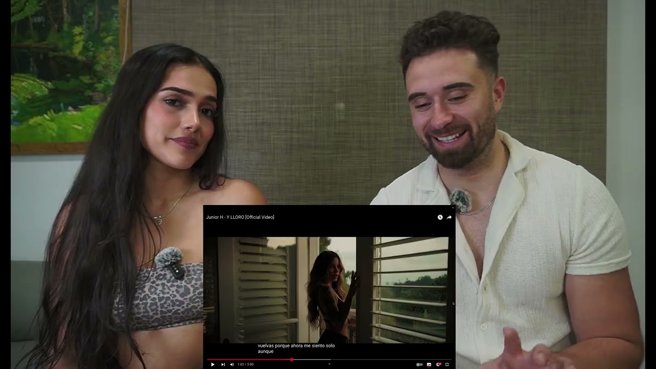 Qué dolor transmite este tema! 💔 Reacción de Español y Colombiana a Y Lloró – Junior H