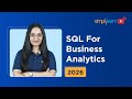 SQL For Business Analytics 2026 | Learn SQL From Scratch | MySQL & Database Essentials | Simplilearn