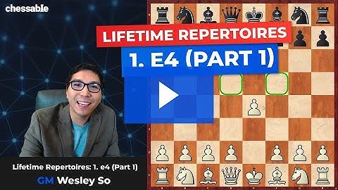 The Nimzowitsch Defence in Chess, explained by GM Wesley So