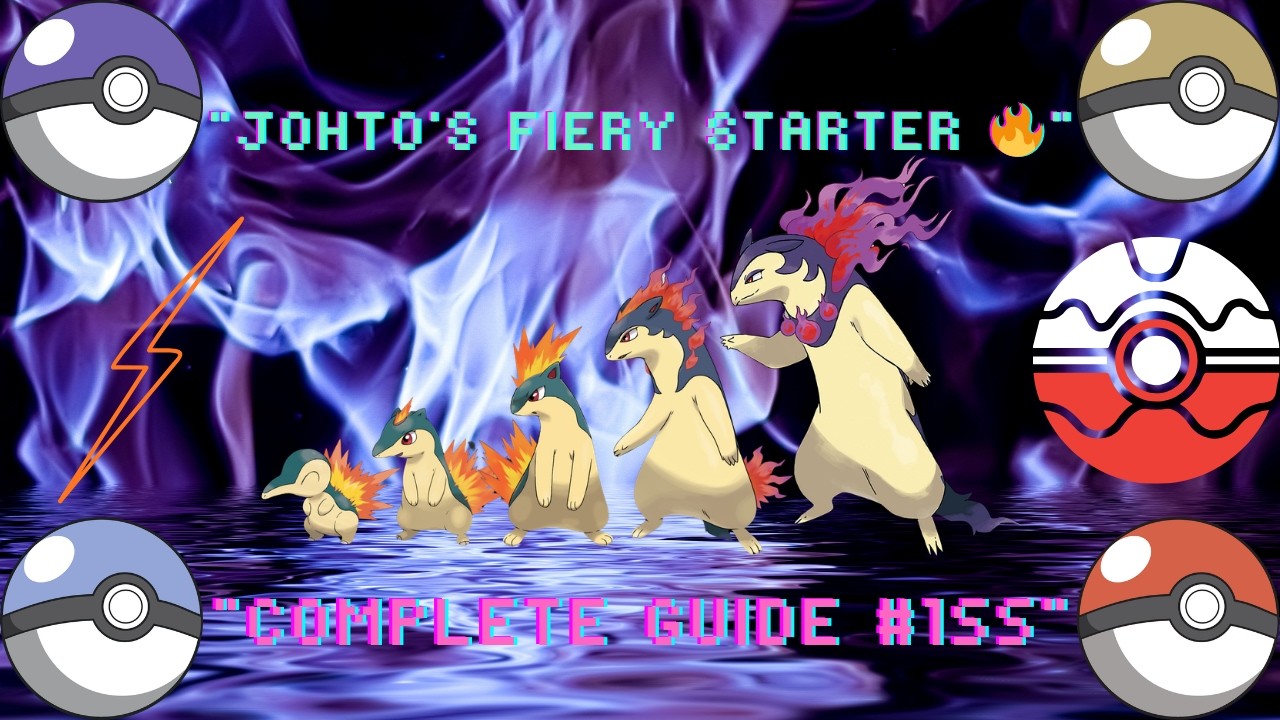 The COMPLETE Cyndaquil Pokédex Database 🔥 | Stats, Evolutions, Moves & Hidden Secrets!