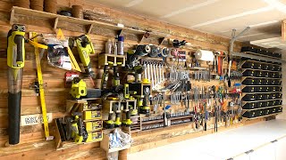 I Built A HUGE French Cleat Tool Wall In My Small Garage!