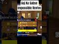 Aaj Ka Sabse Impossible Revive | Free Fire #FFShorts #FunnyFF