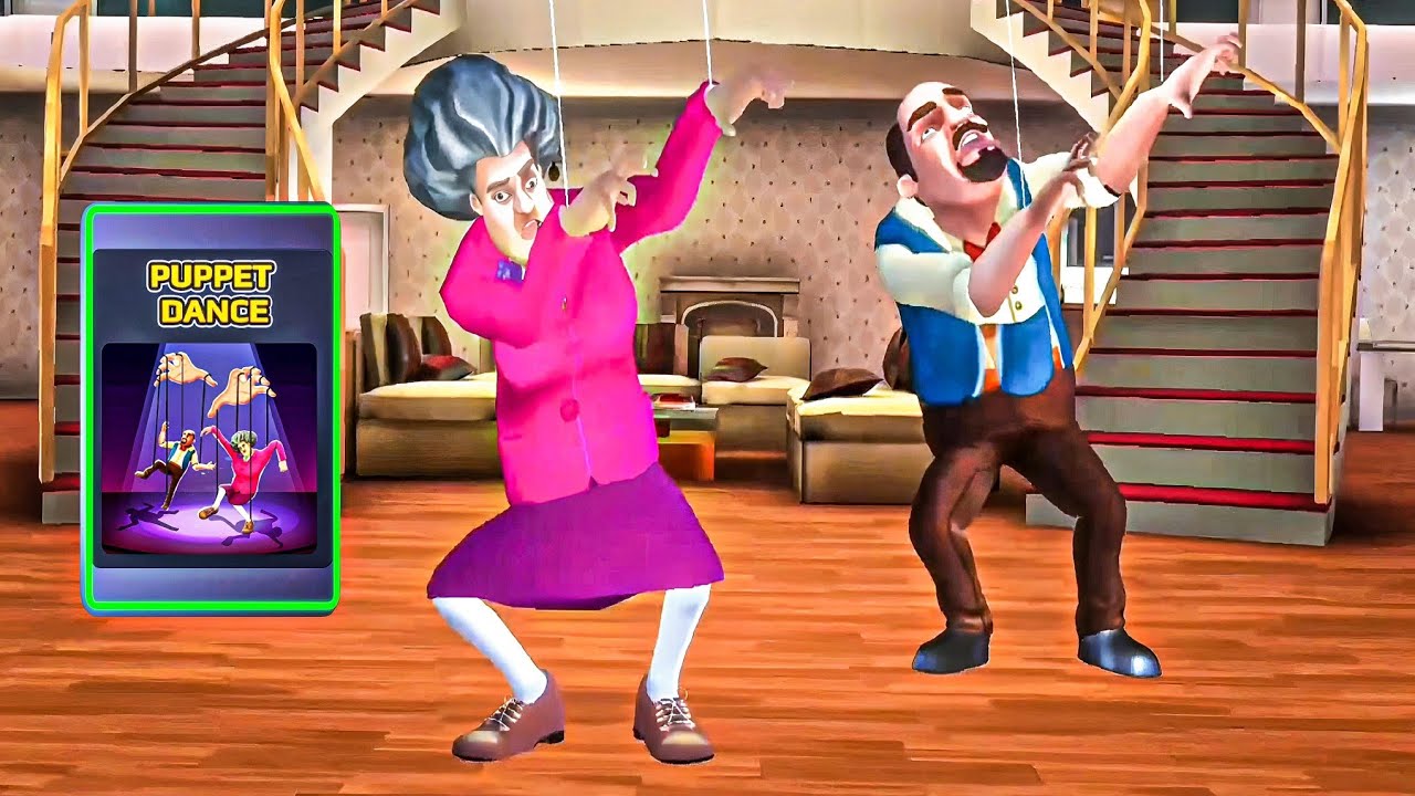 Scary Teacher 3D | Miss T - Puppet Dance! | Gameplay ( Android/ios )