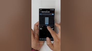 How to enter Split-Screen Mode with ✌️ on the Samsung Galaxy S24 Ultra / OneUI