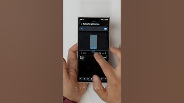 How to enter Split-Screen Mode with ✌️ on the Samsung Galaxy S24 Ultra / OneUI
