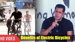Salman khan On Benefits Of Buying Electrical Bicycle | E-BIKE | Being Human Electric Cycles Launch