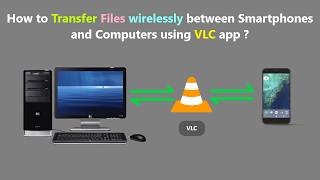 How to Transfer Files wirelessly between Smartphones and Computers using VLC app ?
