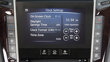 2017 INFINITI Q50 -  Setting the Clock