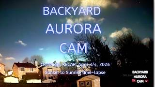 Aurora Flooded by Moonlight caught on @BackyardAuroraCam in Orleans, 🇧🇲🇨🇦