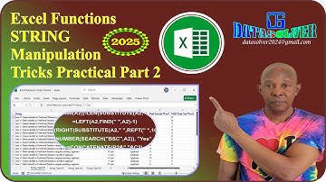 Excel Functions String Manipulation Tricks Practical Part 2